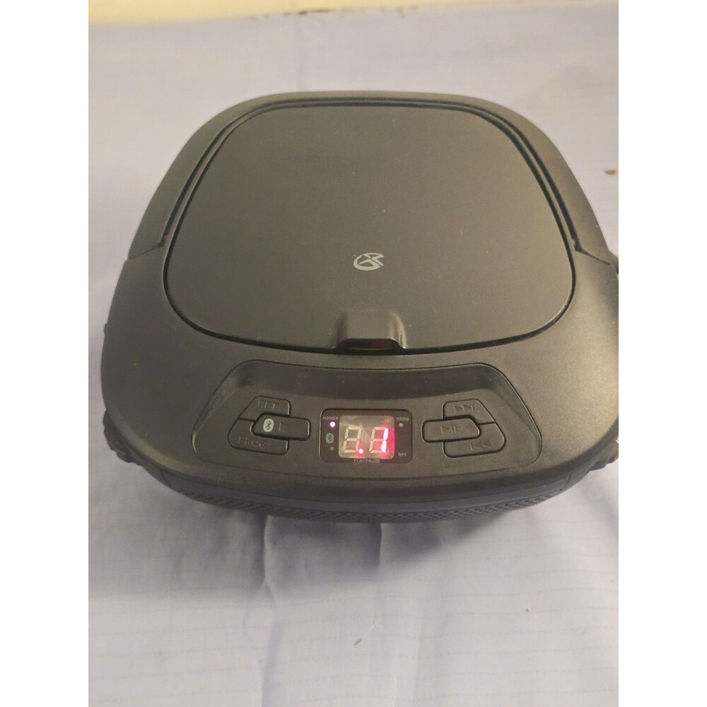 GPX Bluetooth Portable CD Player Boombox - AM/FM Radio & Aux-In - Black